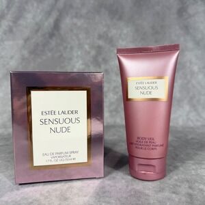 Estee Lauder Sensuous Nude Set 1.7oz Eau de Parfum Spray & 2.5oz Body Veil NEW